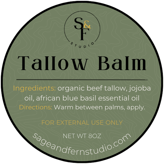 Tallow Balm - 8oz Dark Opal