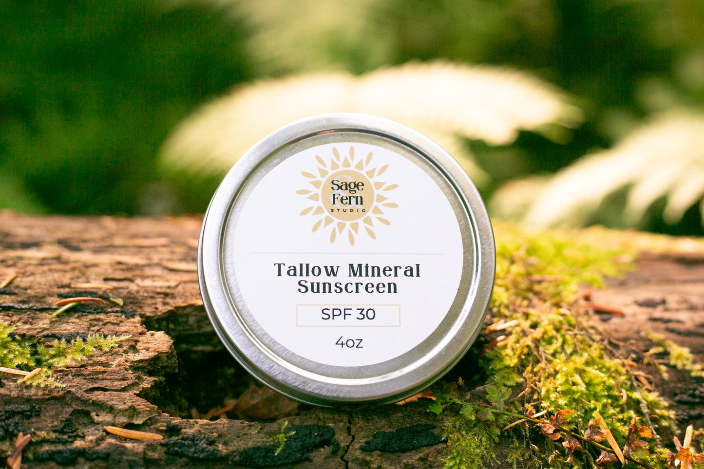 Tallow Mineral Sunscreen - 4oz Dark Opal