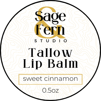 Tallow Lip Balm - 0.5oz Sweet Cinnamon