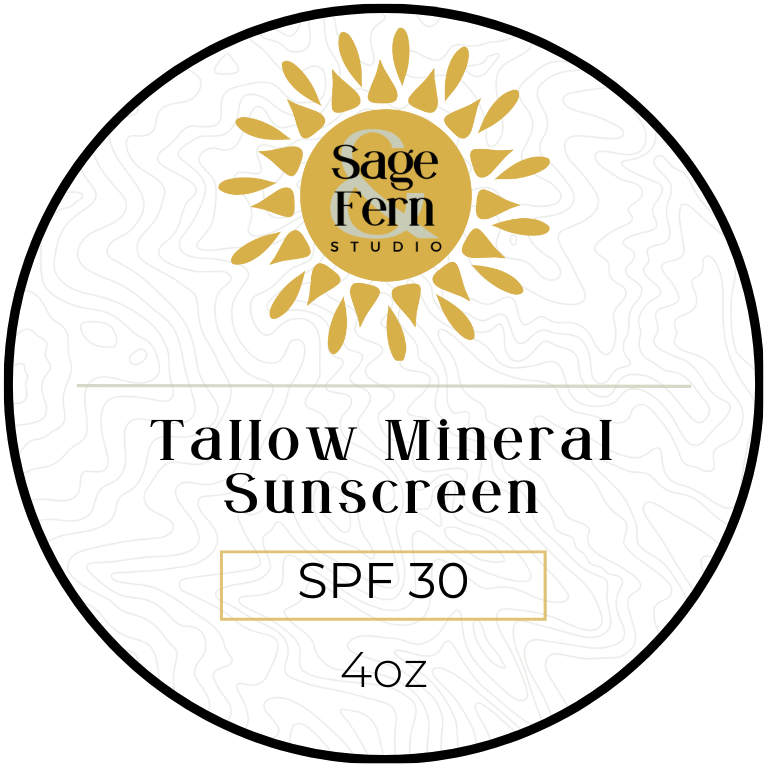 Tallow Mineral Sunscreen - 4oz Dark Opal