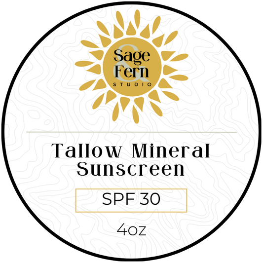 Tallow Mineral Sunscreen - 4oz Dark Opal